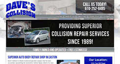 Desktop Screenshot of davescollisioninc.com