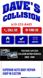 Mobile Screenshot of davescollisioninc.com